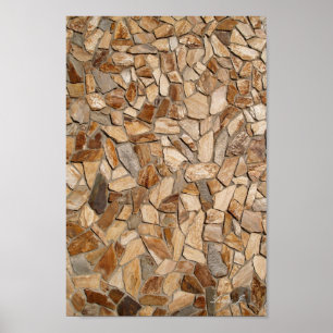Póster Lienzo o Poster de pared de rock marrón