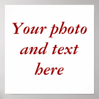 Póster Lienzo personalizado de 11"x11"