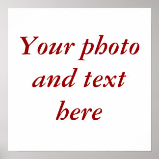 Póster Lienzo personalizado de 15"x15"