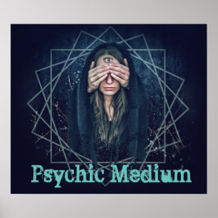 Póster Lienzo Psíquico Medio Poster Premium (brillante)