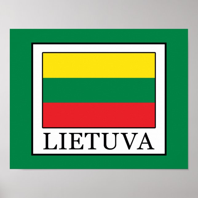 Póster Lietuva (Frente)