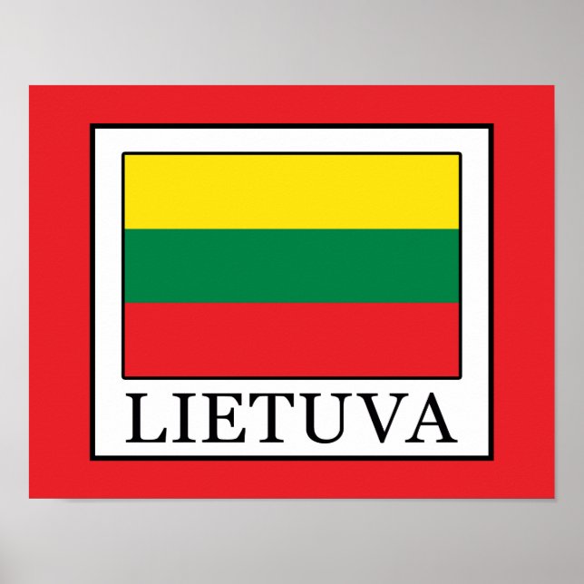 Póster Lietuva (Frente)