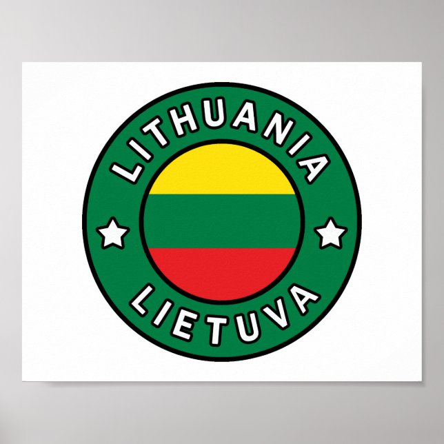 Póster Lietuva (Frente)