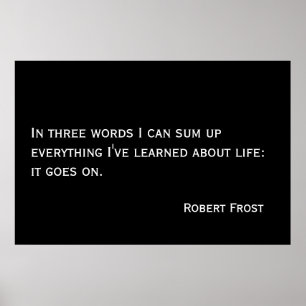 Póster Life goes on