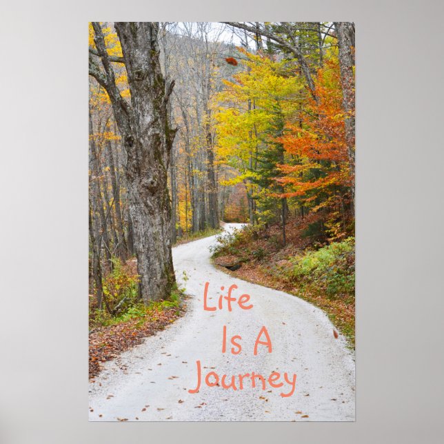 Póster Life Is A Journey (Frente)