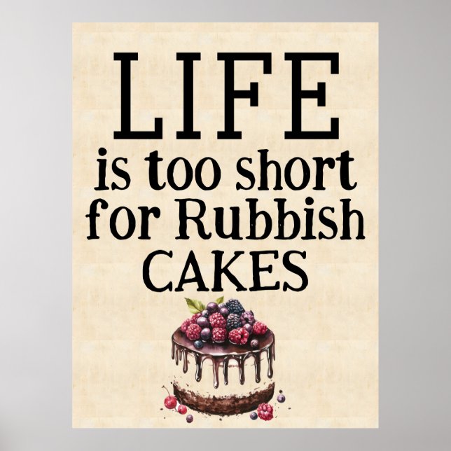 Póster LIFE Is Too Short Poster (Frente)