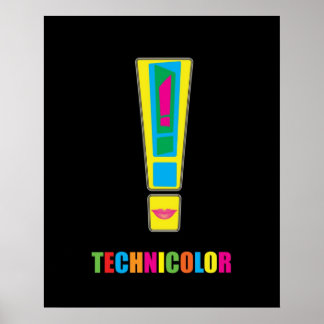 Póster Life Live Technicolor
