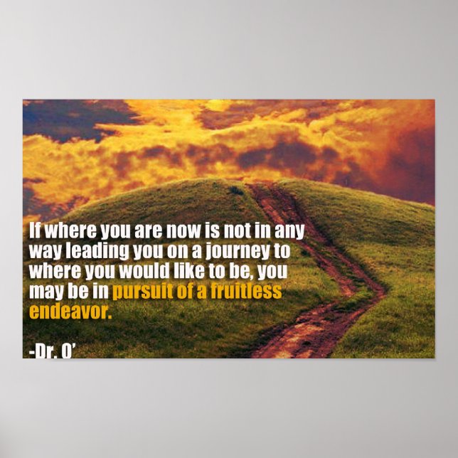 Póster Life's Journey Poster (Frente)