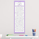 Póster Lifes Pequeñas Instrucciones (lilac)<br><div class="desc">Una fantástica lista de pequeñas instrucciones de "vida" útiles,  inspiradoras y motivadoras. Esta impresión poster es genial en un dormitorio,  dormitorio o para leer material permanente en el cuarto de baño.</div>