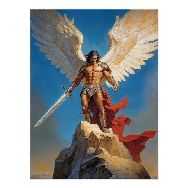 Póster Light of the Seven Heavens Archangel Michael (Anverso)