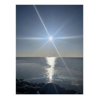 Póster Light Path Across the Sea