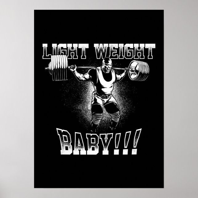 Póster Light Weight Baby! (Ronnie Coleman) Bodybuilding (Frente)