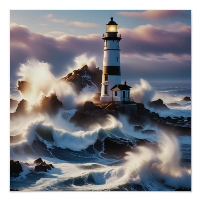 Póster lighthouse (Anverso)
