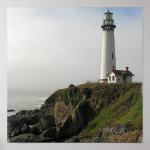 Póster Lighthouse Cliff Poster