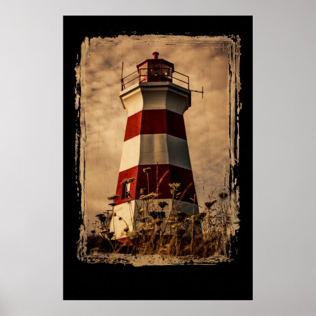 Póster LightHouse de la Isla Brier (Frente)