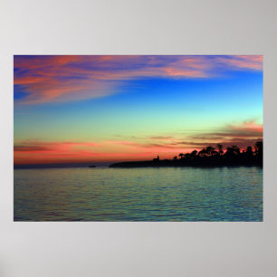 Póster Lighthouse Point Santa Cruz