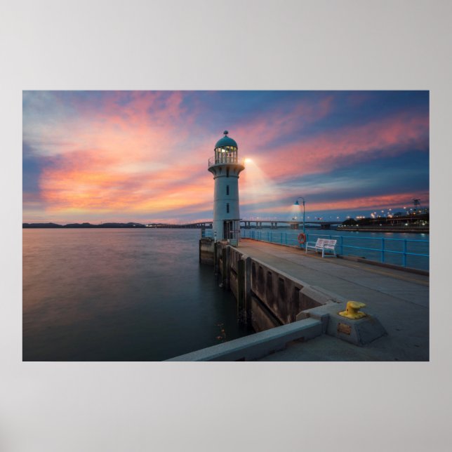 Póster Lighthouse Raffles | Marina, Singapur (Frente)