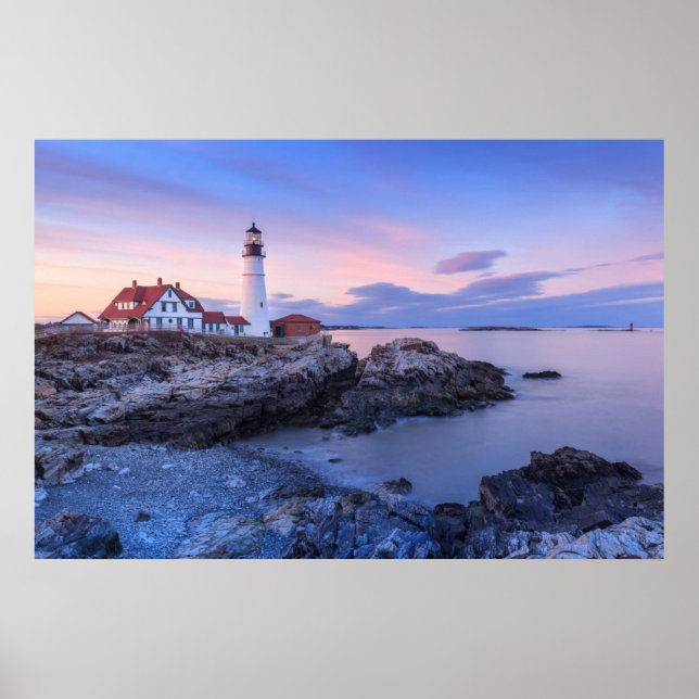 Póster Lighthouses | Cape Elizabeth, Maine (Frente)