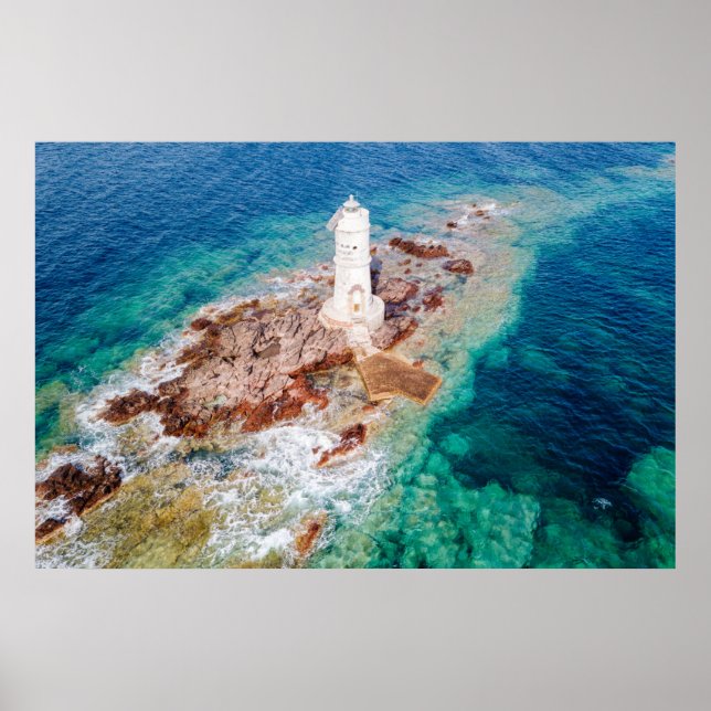 Póster Lighthouses | Mangiabarche Lighthouse Italy (Frente)