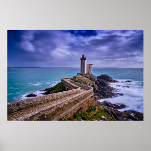 Póster Lighthouses Petit Minou Lighthouse France