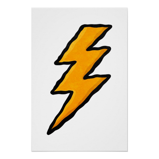 Póster Lightning bolt (Anverso)