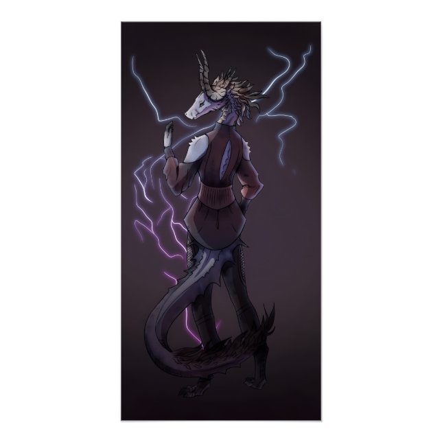 Póster Lightning Dragon, licht draak (Anverso)
