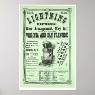 Póster Lightning Express! (1831A)