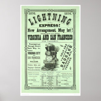 Póster Lightning Express! (1831A)