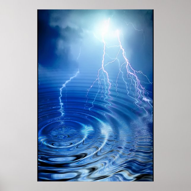 Póster Lightning Print (Frente)
