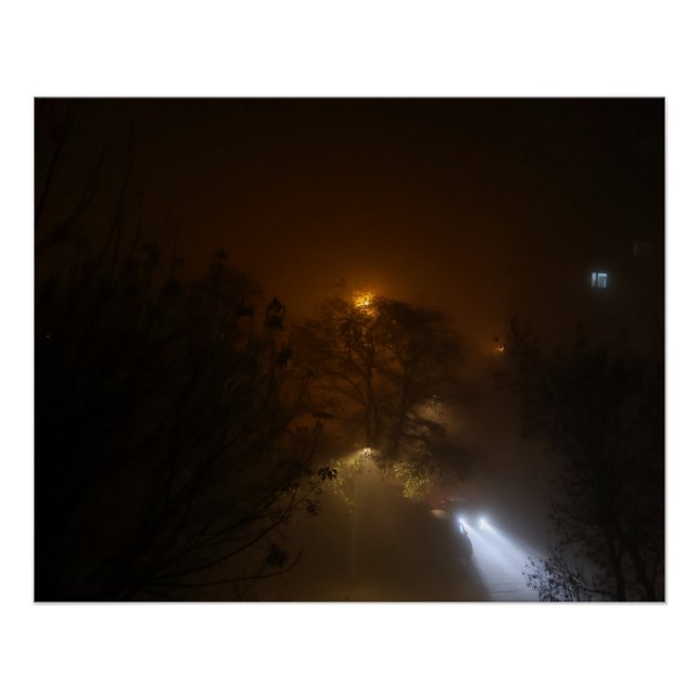 Póster Lights in the Fog (Anverso)