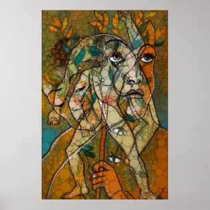 Póster Ligustri, puntos infinitos por Francis Picabia