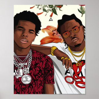 Póster LIL BABY x GUNNA