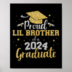 Póster Lil Brother Cl De 2024 Graduado Superior