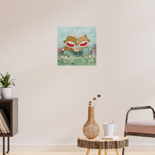 Póster Lil & Kona Manos