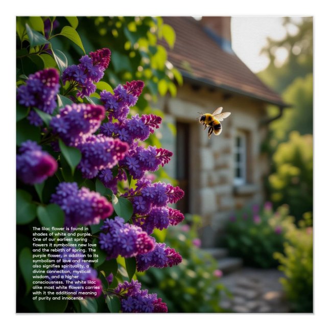 Póster Lilac Symbolism (Anverso)