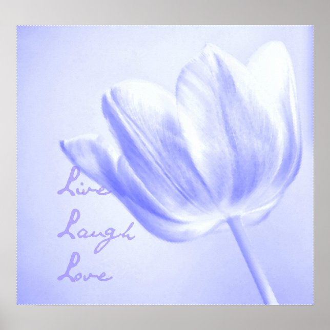 Póster Lilac Tulip Live, Lauder, Love (Frente)