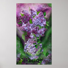 Póster Lilacs En Lilac Vase Bella Artes Poster/Imprimir