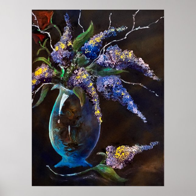 Póster Lilacs en versión abstracta (Frente)