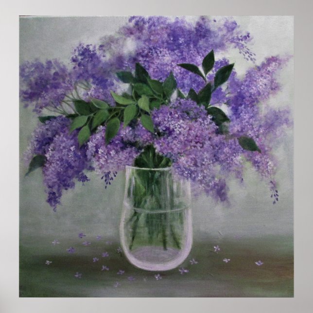 Póster Lilacs románticos/Poster (Frente)
