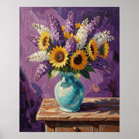 Lilas y Girasoles | Diseño Botánico  