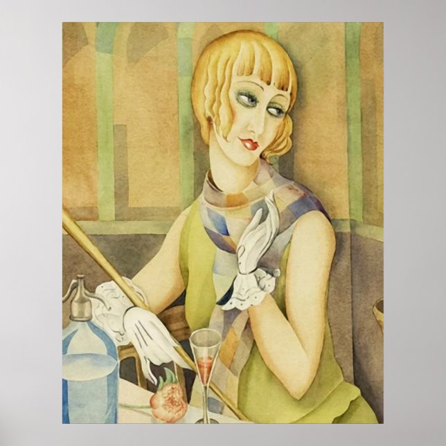 Póster Lili Elbe de Gerda Wegener [1886 - 1940] (Frente)