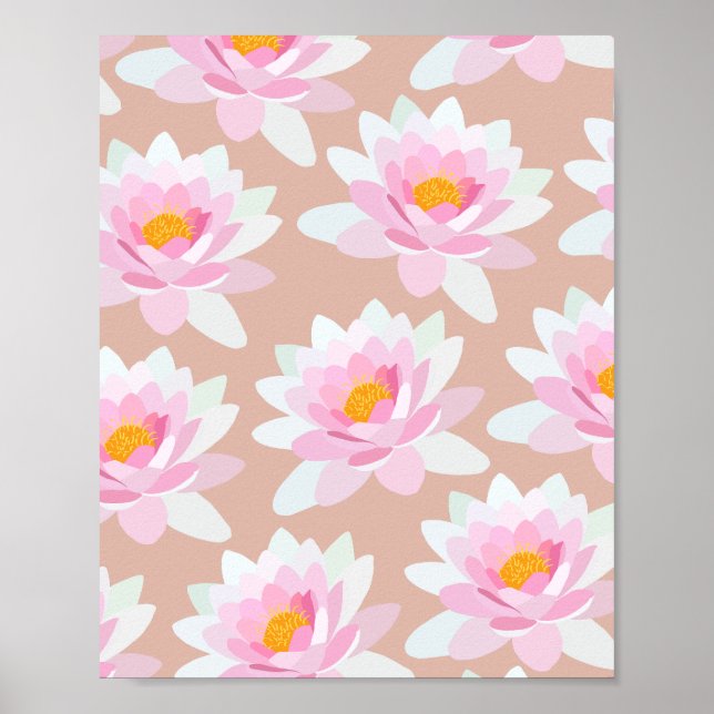 Póster Lilies Cream (Frente)