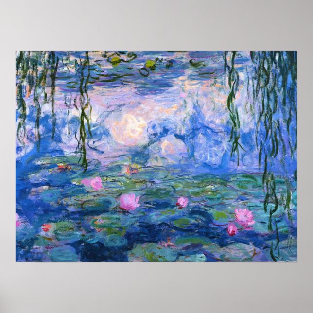 Póster Lilies de agua 1 (Frente)