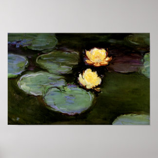 Póster Lilies de agua: 1897-98 de Monet