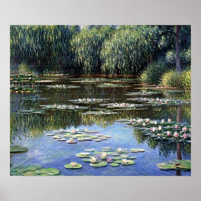 Póster Lilies de agua (2) (Frente)