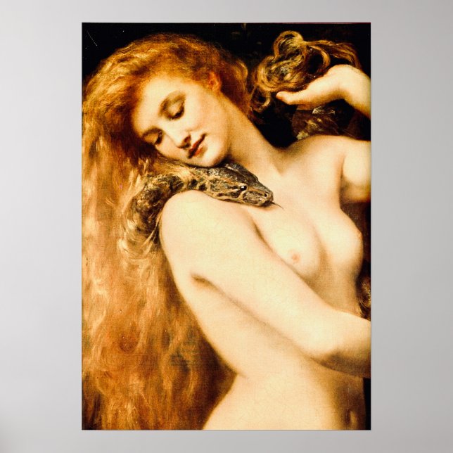 Póster Lilith de John Collier (Frente)