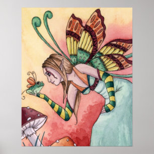 Póster Lilith - Poster de hadas de rana