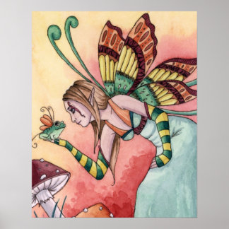 Póster Lilith - Poster de hadas de rana