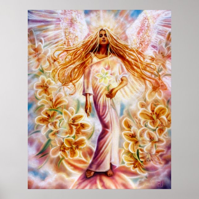 Póster Lily Angel de Lisa Iris (Frente)