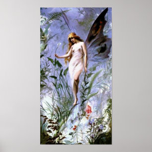 Póster Lily Fairy Bella Artes por Luis Falero Print